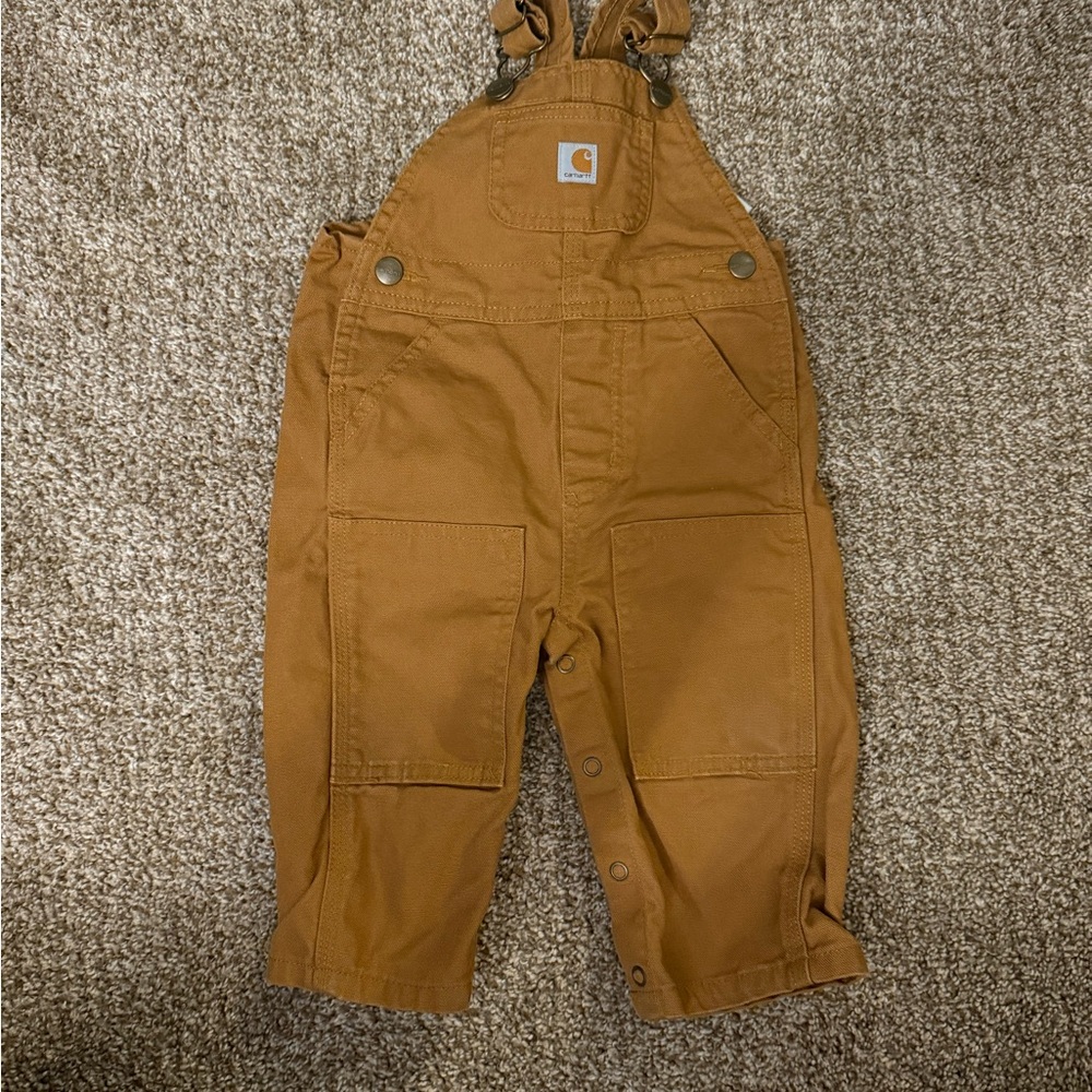 Carhartt Tan Kids Overalls